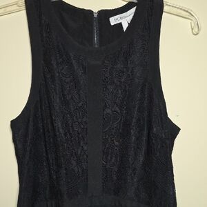 BCBGeneration Black Textured Dress